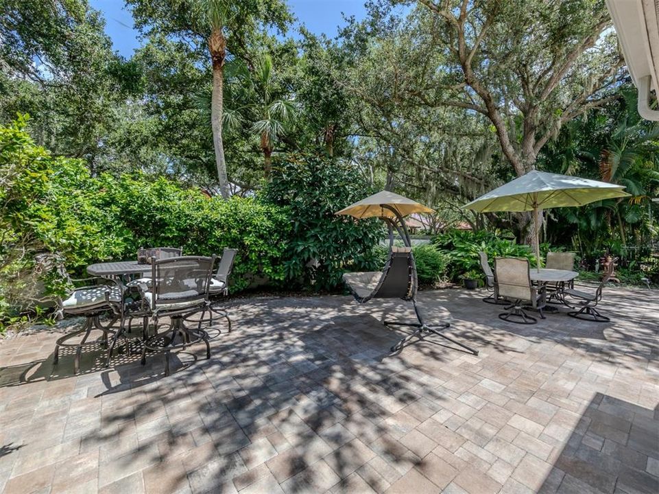 Your private backyard oasis offering a serene and secluded retreat.