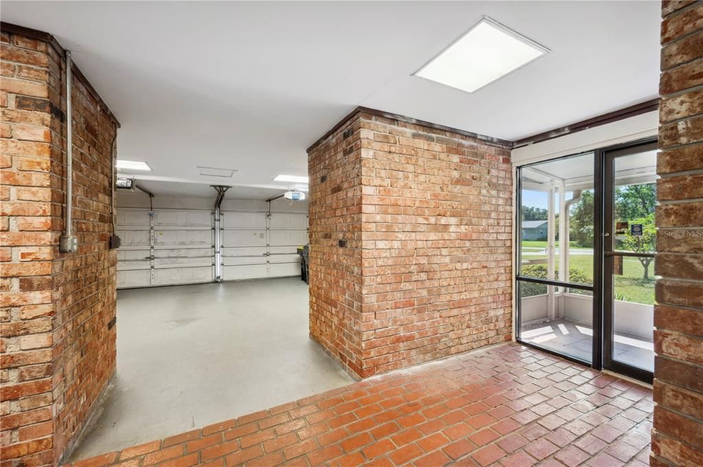 Foyer into garage