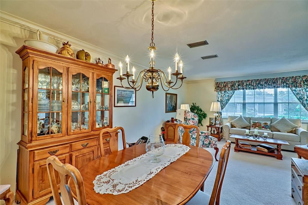 View from Dining Room to Living Room