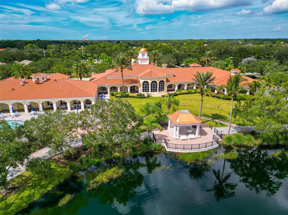 Aerial View Rear view of Clubhouse