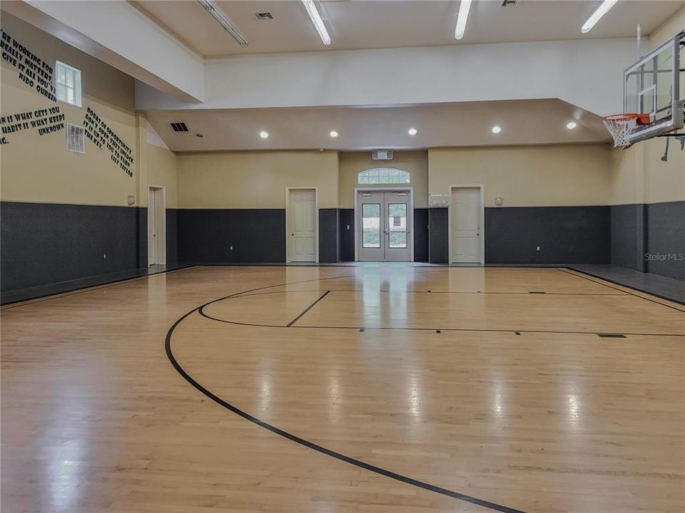 Indoor basketball