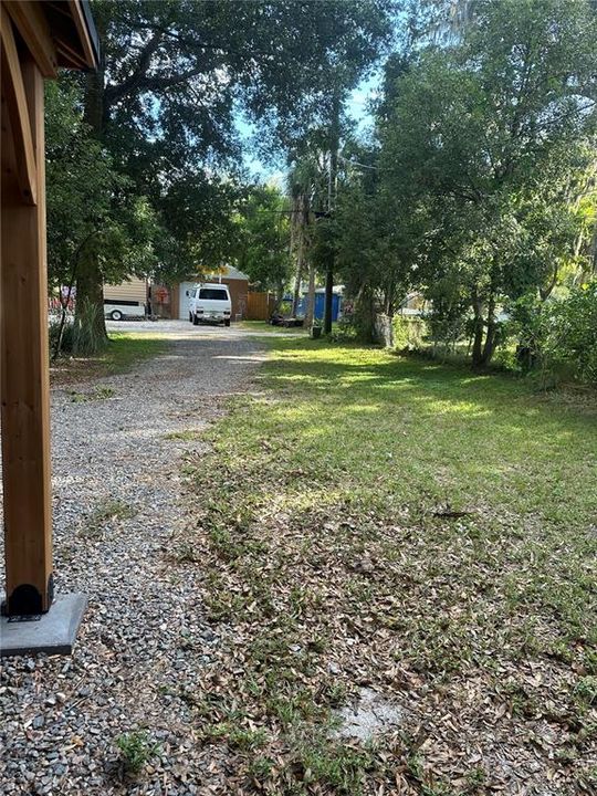 Rear yard and Alley Entrance