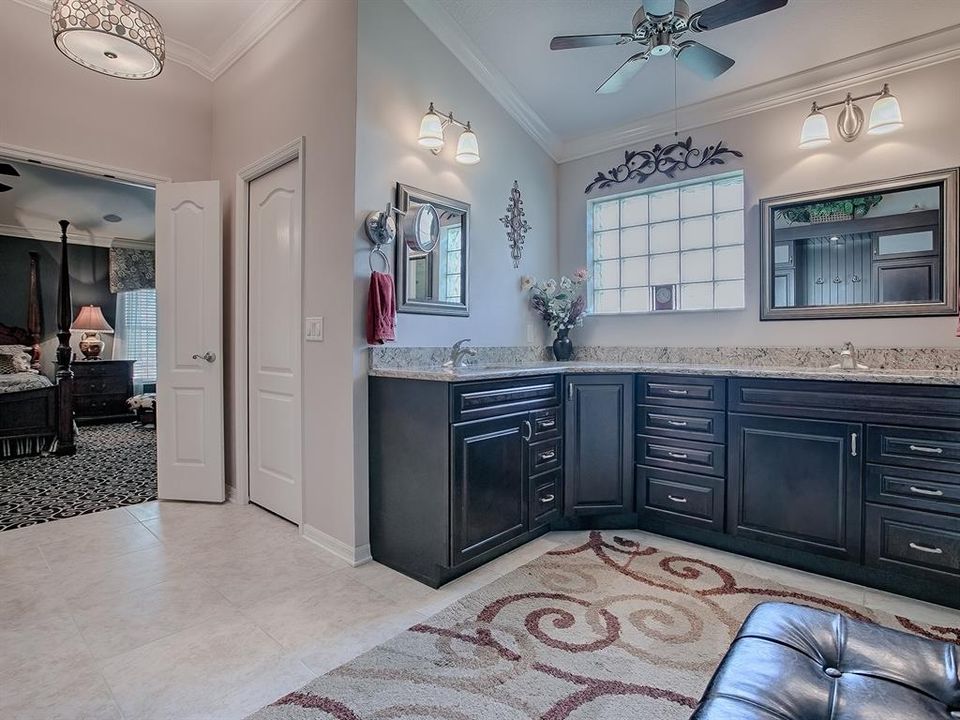 Primary Bathroom With Dual Cambria Vanity