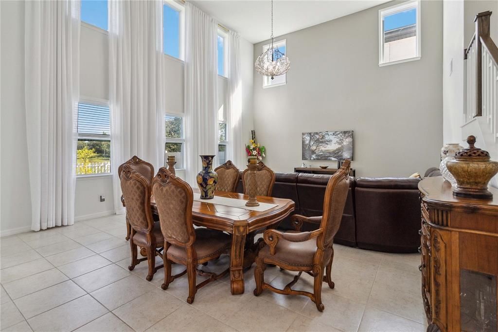 Dining Area and Living Room