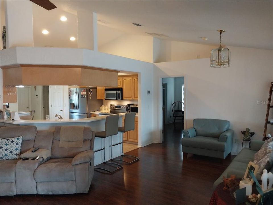 Living Room and Kitchen View