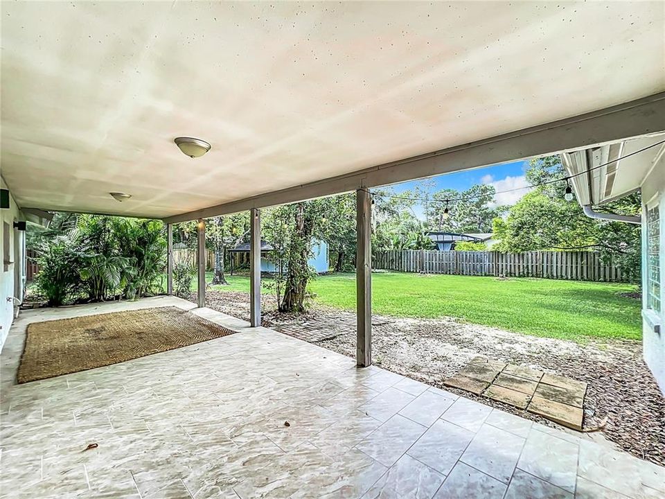 Patio to Backyard