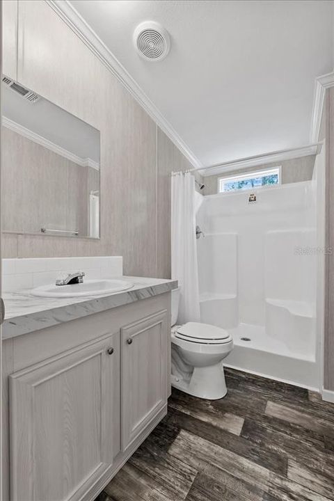 Bathroom 2 w/shower stall