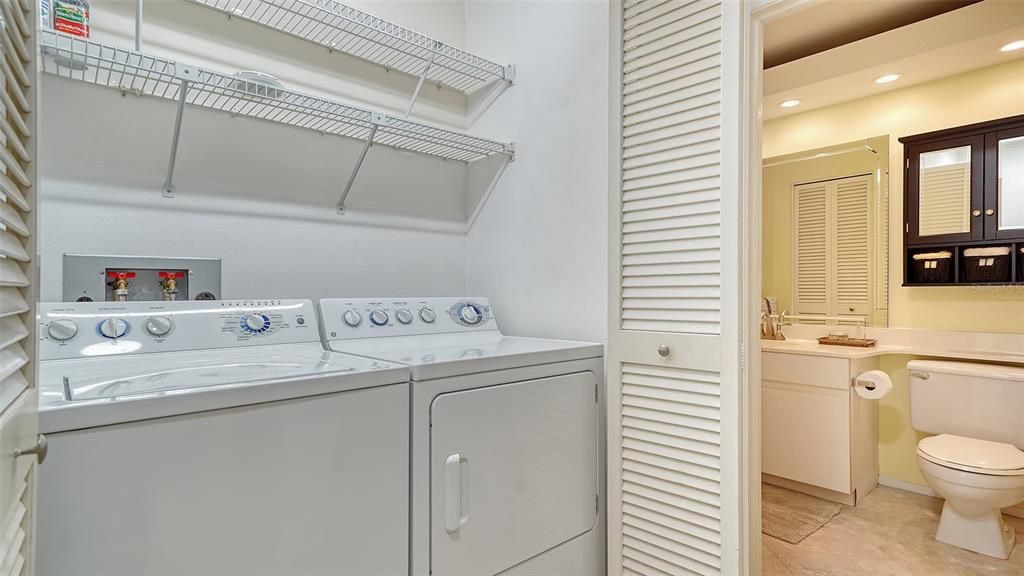 Laundry closet