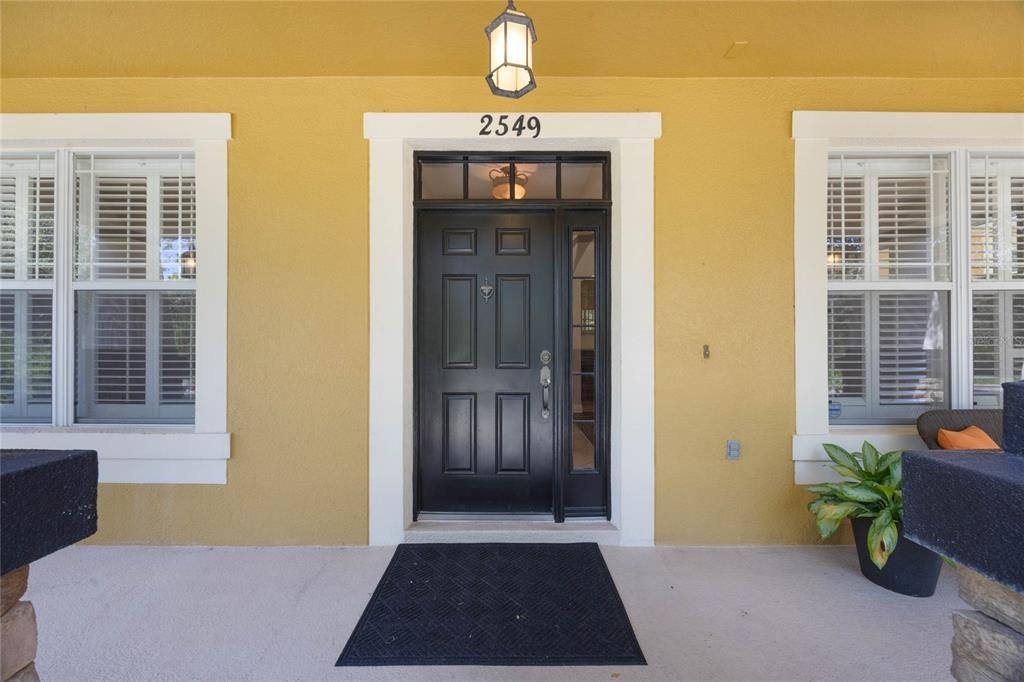 Large covered front porch.