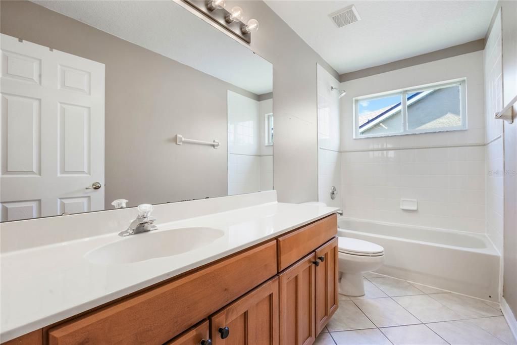 Full bathroom 3 upstairs.