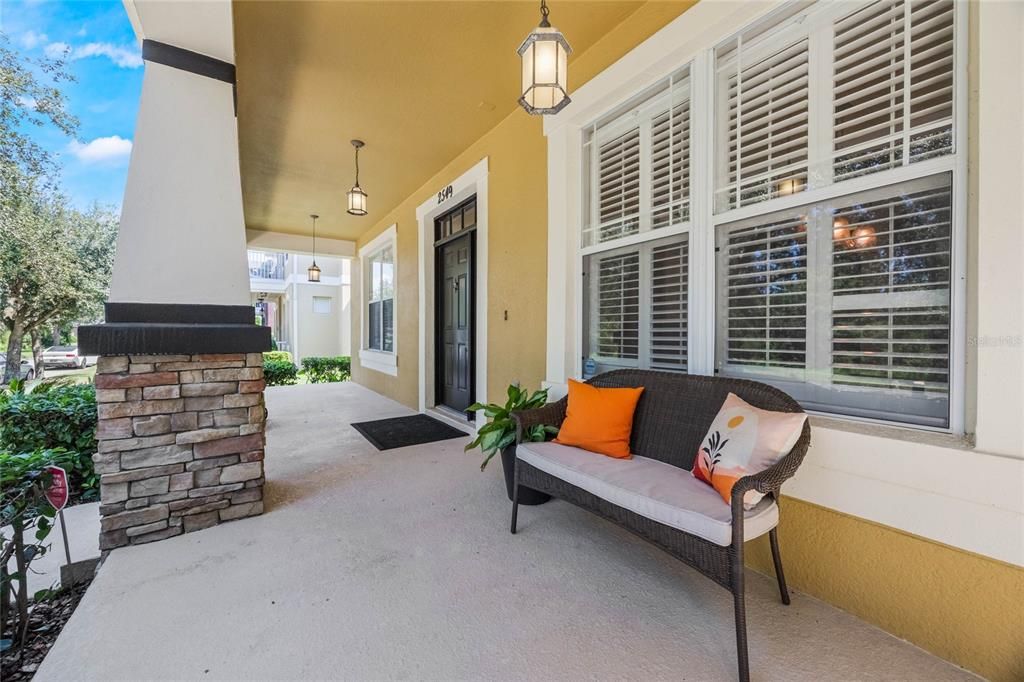 Large covered front porch.