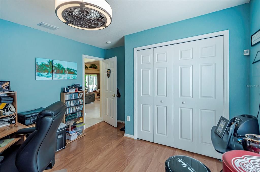 Another view of 2nd bedroom showing a large wall closet.