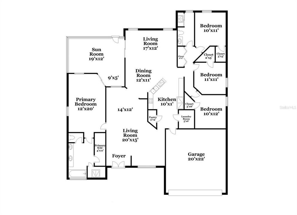 For Rent: $2,395 (4 beds, 2 baths, 2382 Square Feet)