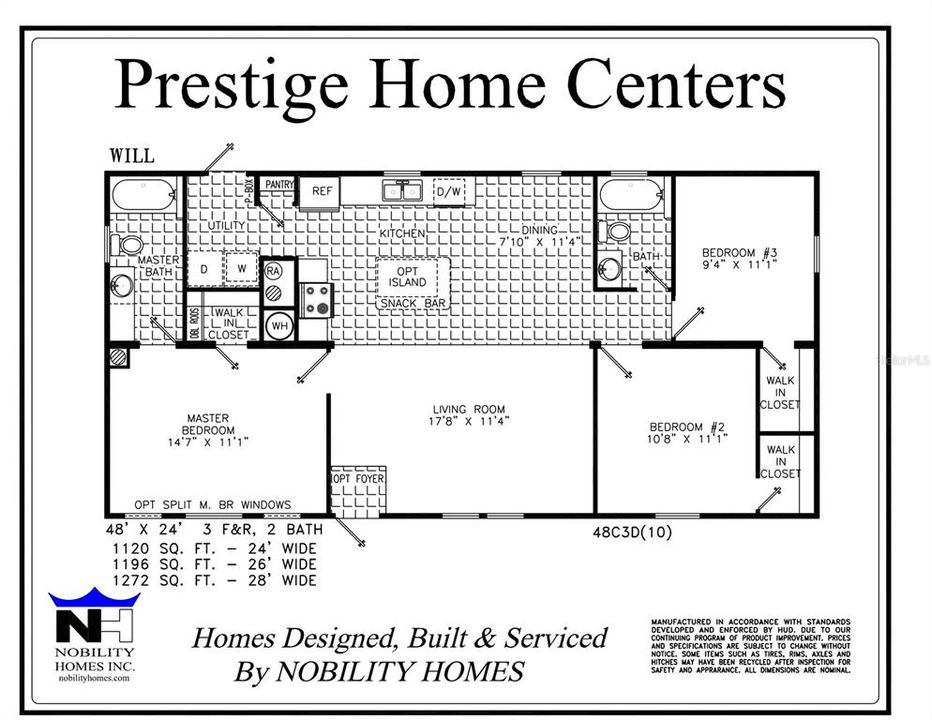 For Sale: $234,900 (3 beds, 2 baths, 1120 Square Feet)