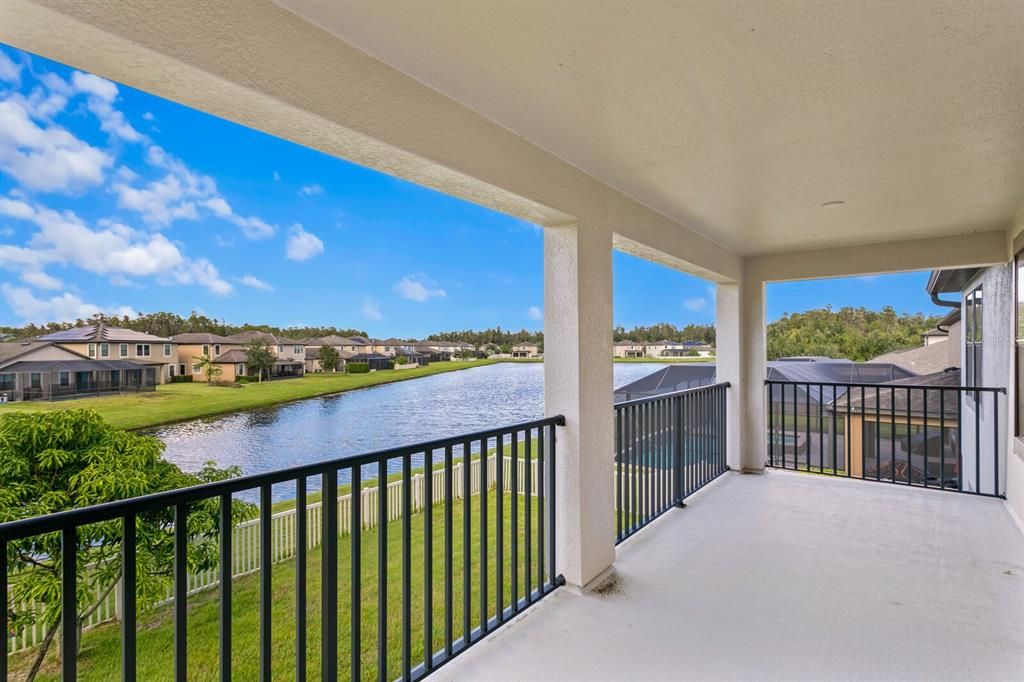 Large balcony upstairs