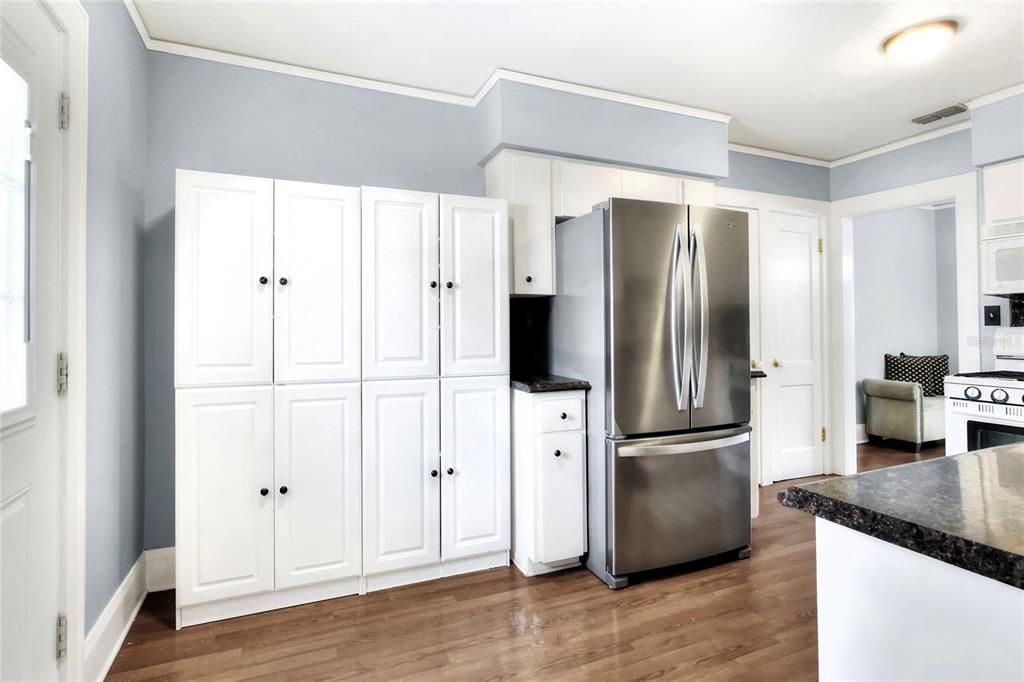 How about even more cabinetry to store small appliances, stables, holiday dishes and more