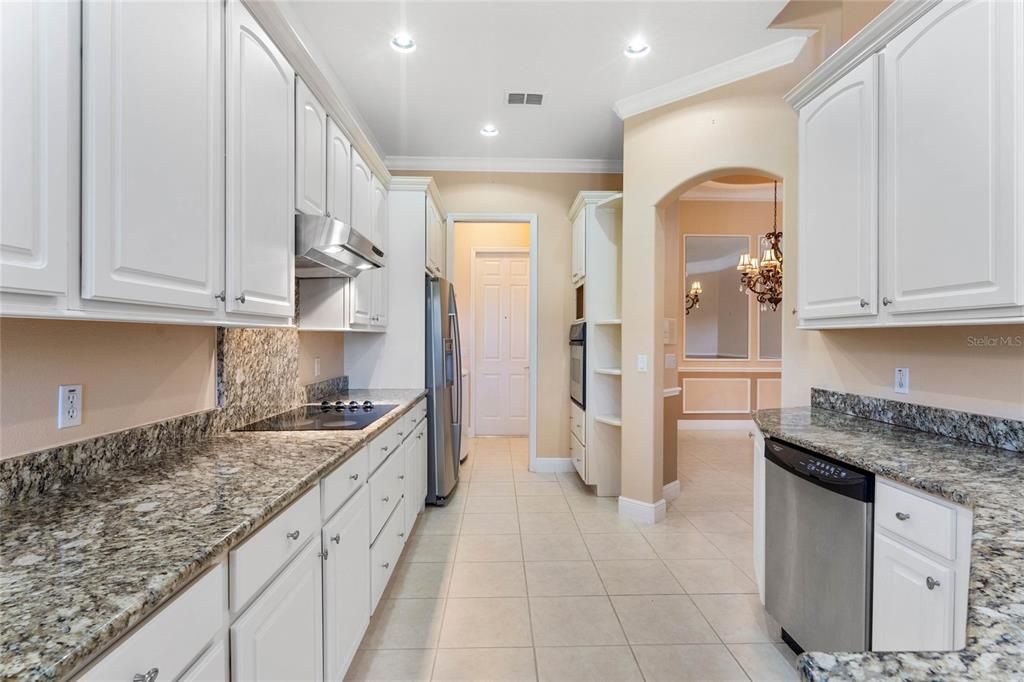 Kitchen looking back towards Laundry Room