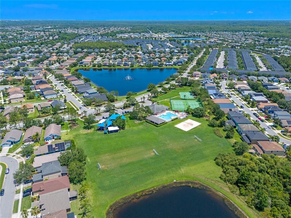 Aerial View of Community