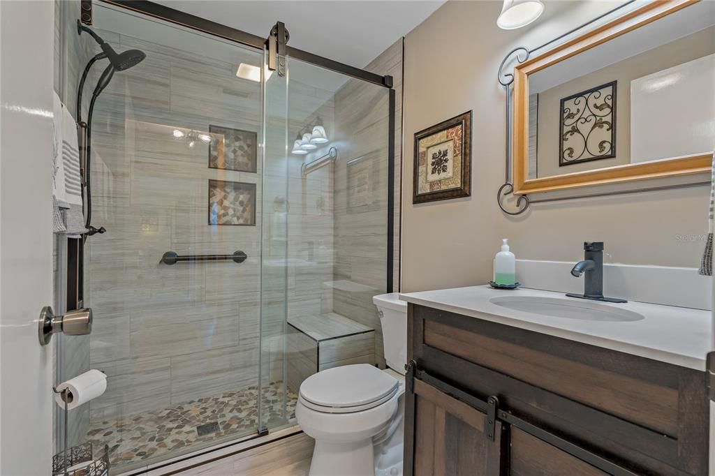 NEWLY UPGRADED & REMODELED GUEST BATHROOM!