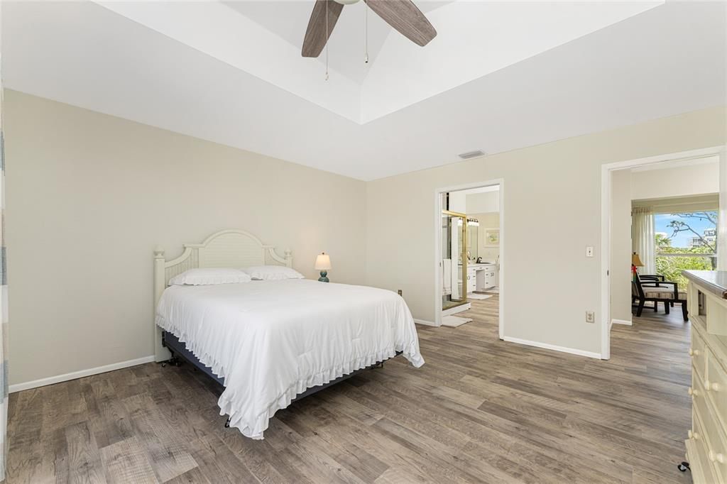 third floor: View from main bedroom to the sitting area and main bath!