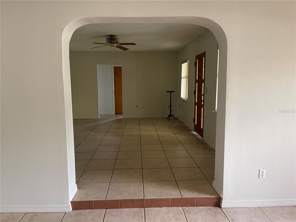 The formal living room entrance.