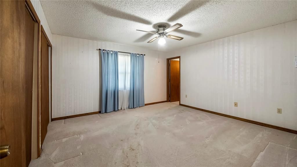 Primary Bedroom dual closet space