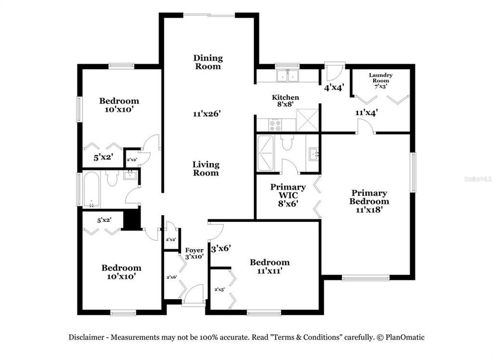 В аренду: $2,395 (4 спален, 2 ванн, 1432 Квадратных фут)