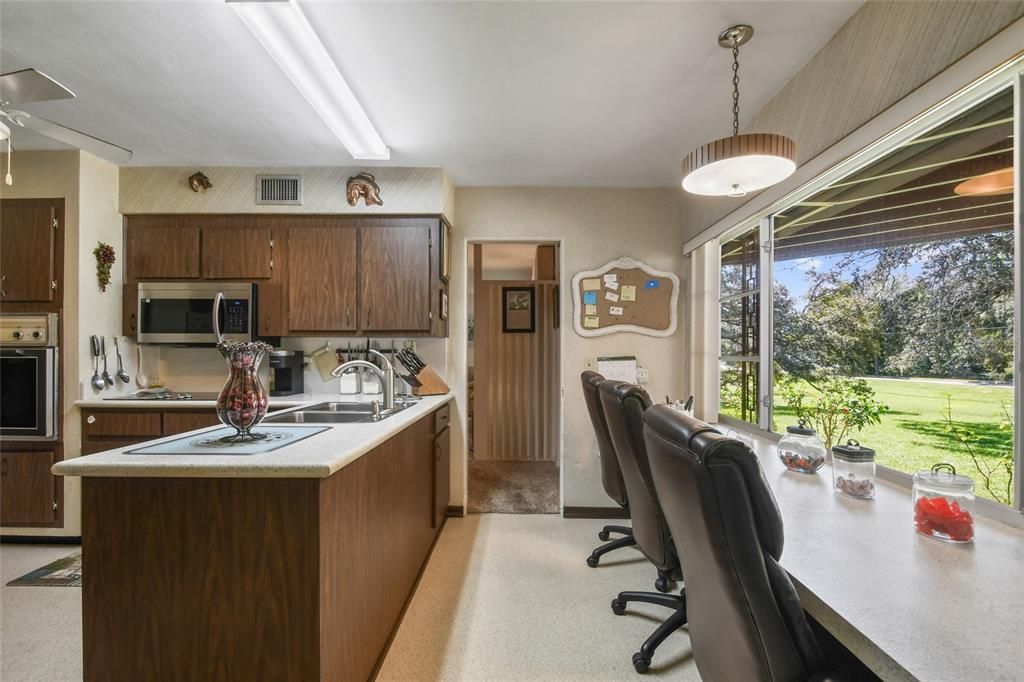 Kitchen and Desk