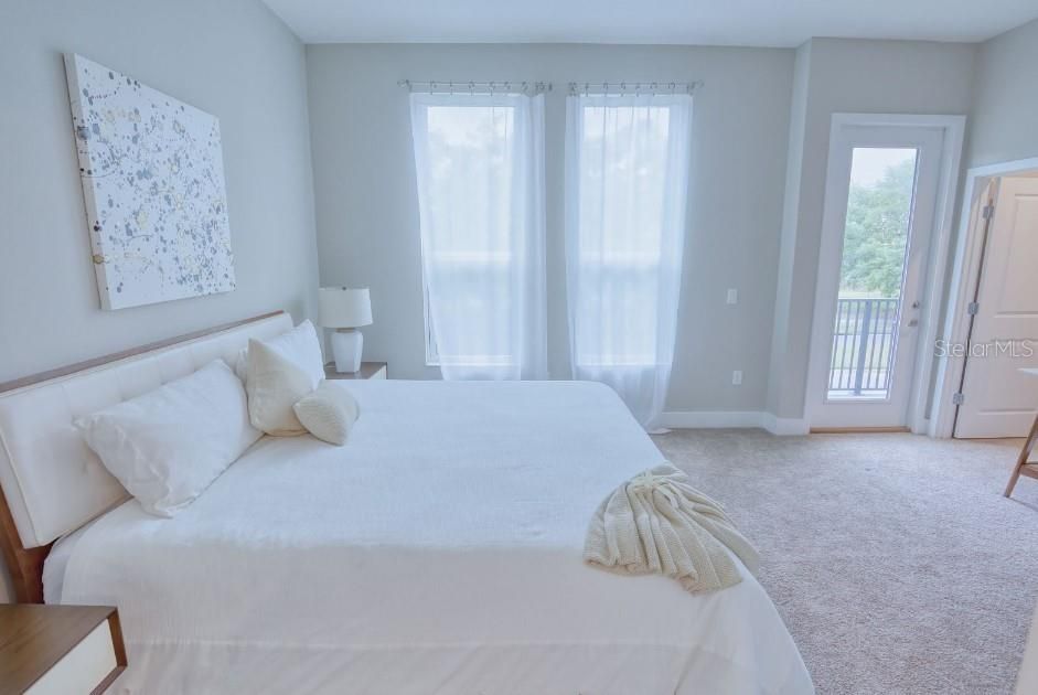 Master Bedroom and Balcony Door