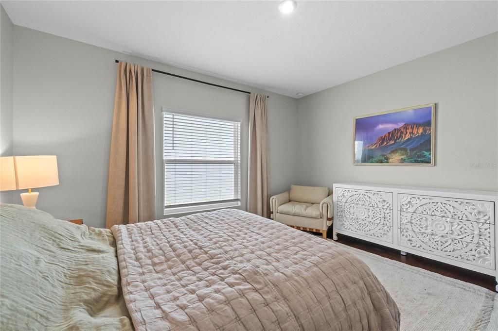 Spacious master bedroom with walk in closet and ensuite bathroom