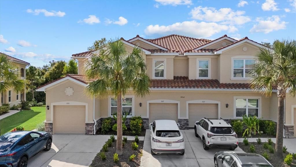 Driveway and Garage