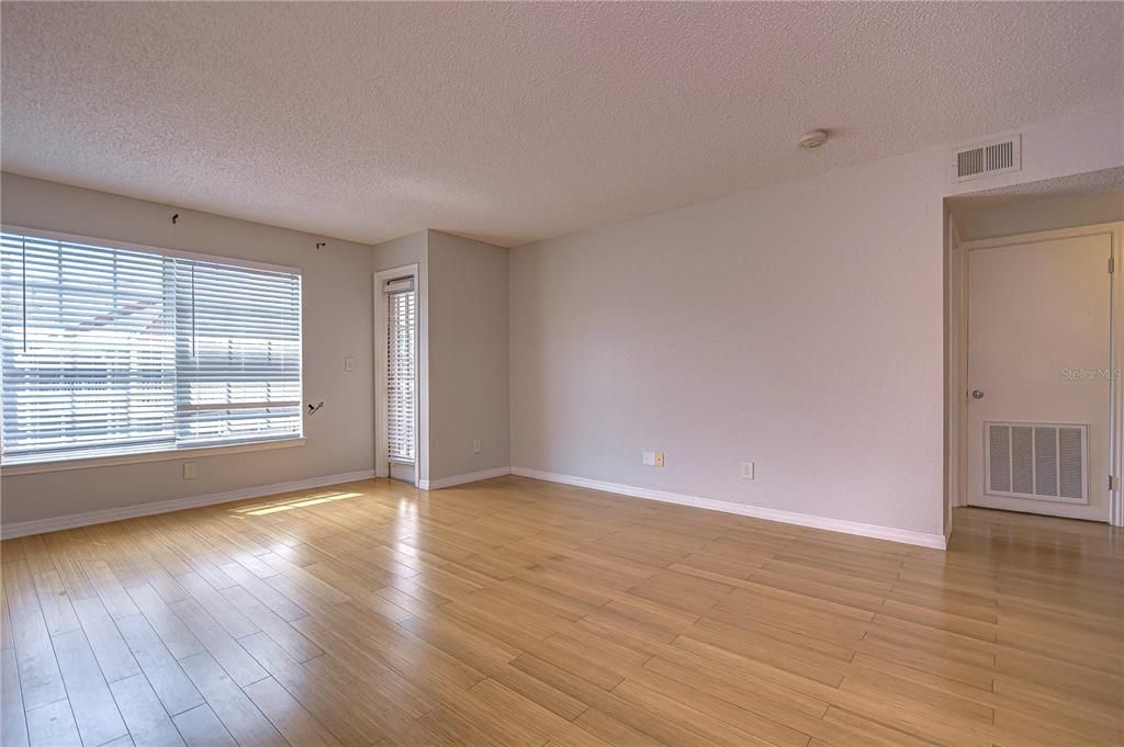 Living Room with Wood Flooring