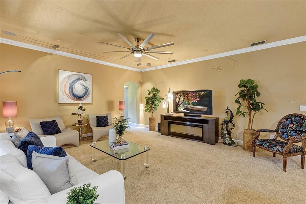 Family room/Casual living area