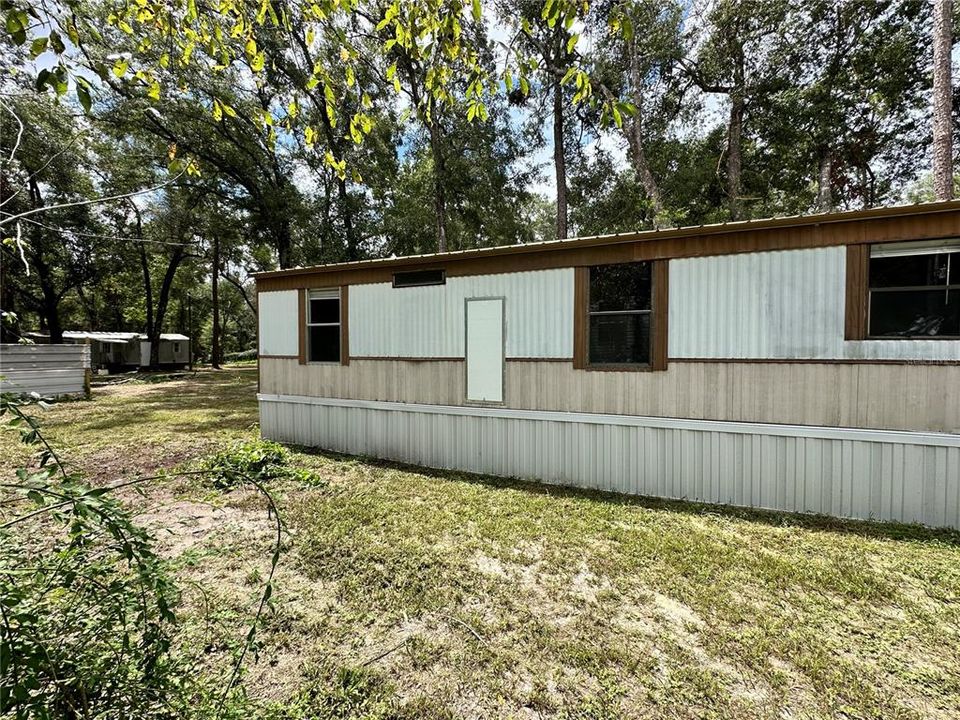 View of the front of the house looking towards the back.