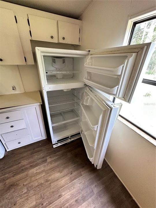 Refrigerator included.