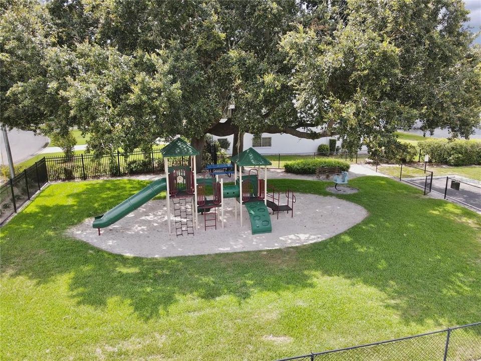 Private, community playground.