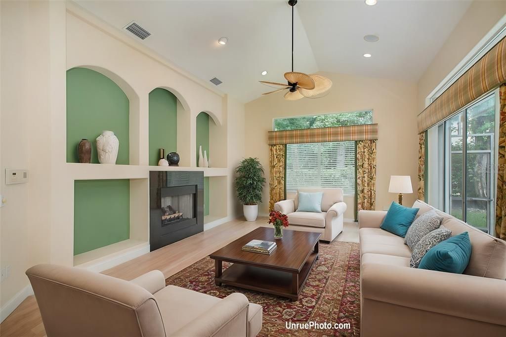 Family room- virtually staged