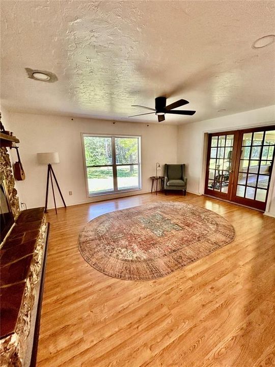 Family room off kitchen