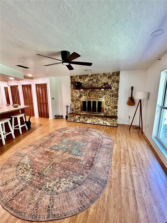 Family room off kitchen