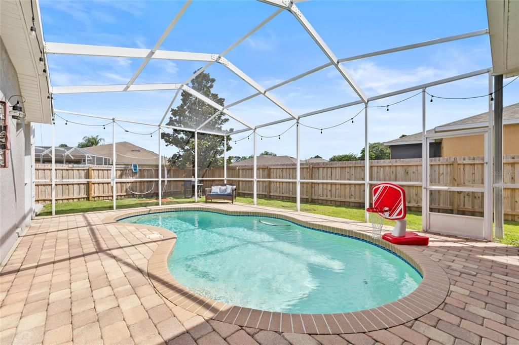 Enclosed Saltwater pool