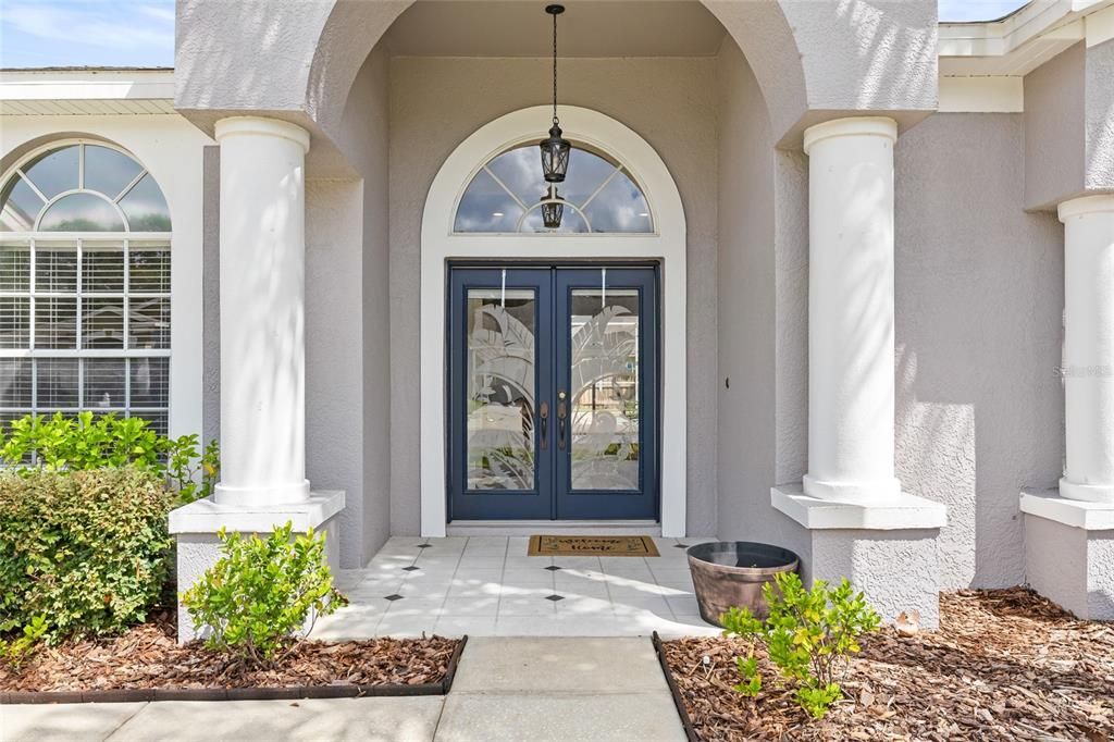 French door entry