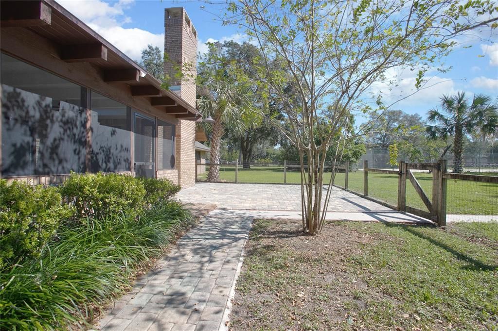 Path to Back Deck off of Screened porch - Perfect for Entertaining!