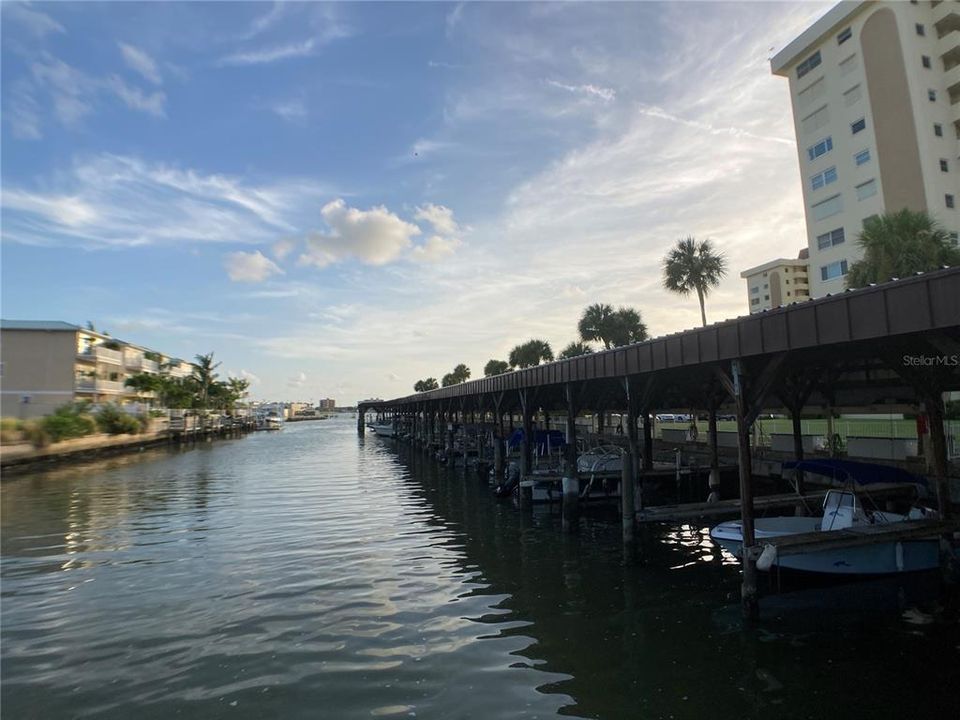 Old marina on the northern edge of Sea Towers property