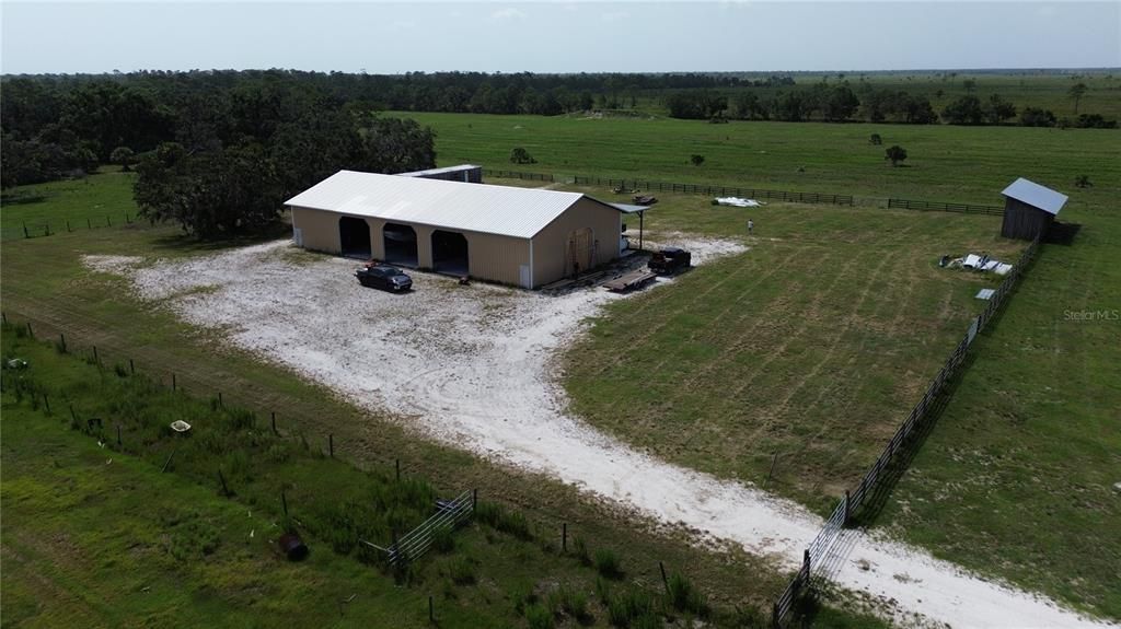 105 x 64 Metal Building on concrete slab