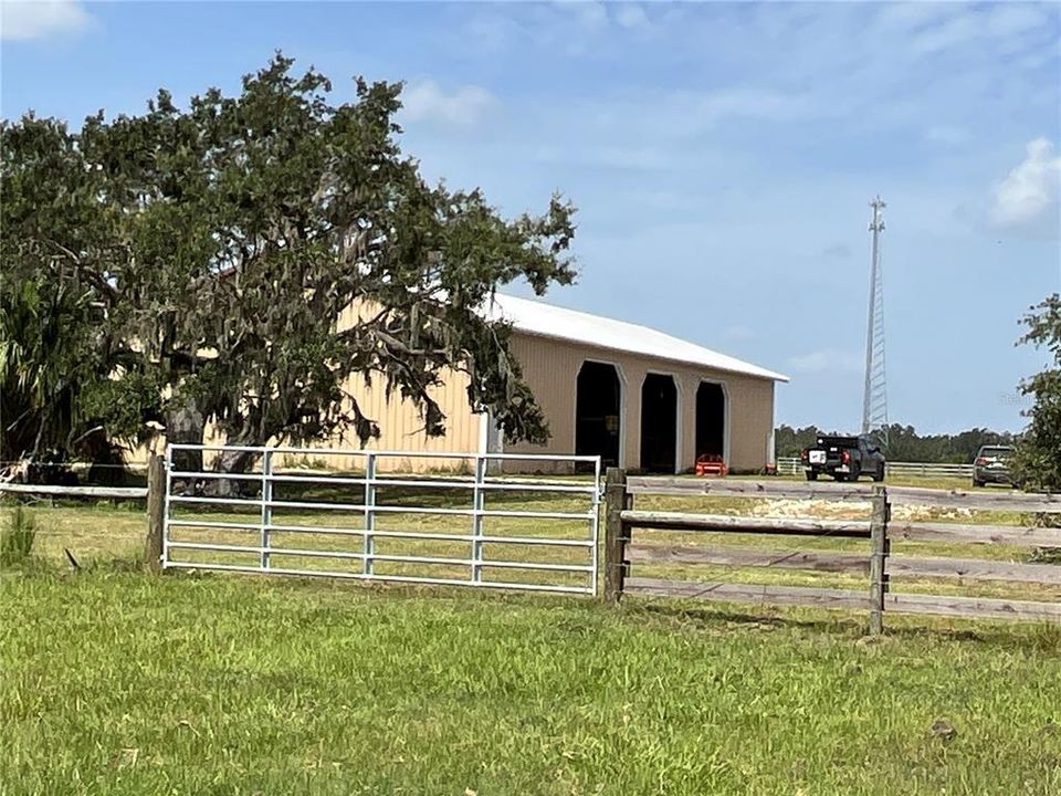 Metal Building on concrete slab