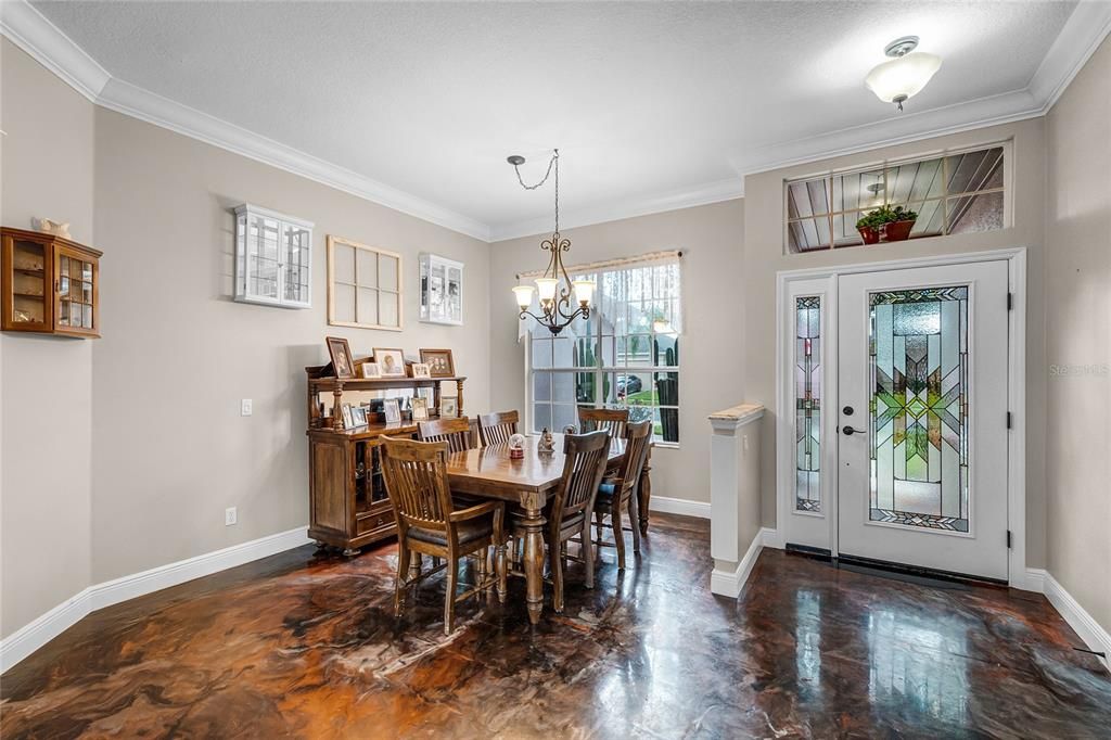 Dining Room and front door