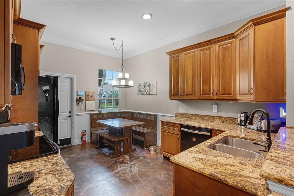 Kitchen with built-in Nook