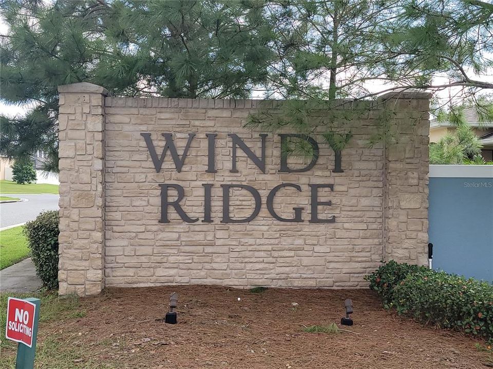 Entry to Windy Ridge