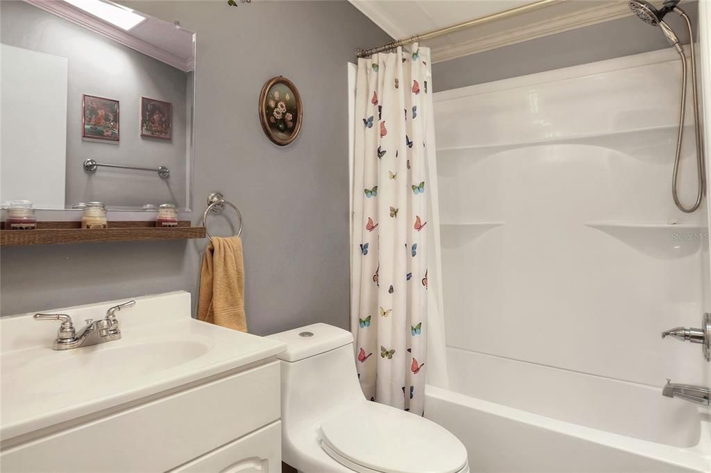 Adorable hall bath