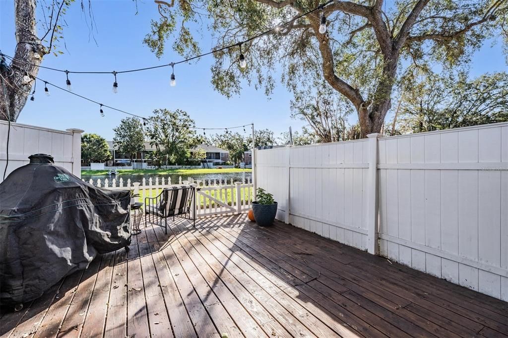 extended outdoor deck and patio